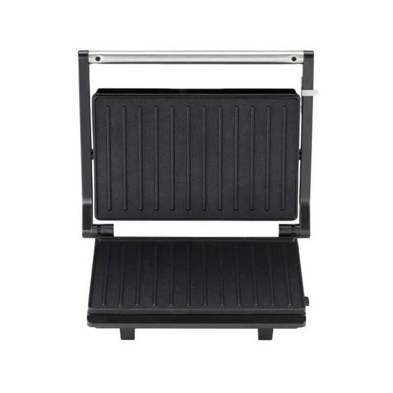 Sandwich maker & grill HAUSBERG HB-539IN, 1100-1300W, Termostat reglabil, Placi acoperite cu granit, Corp din Inox