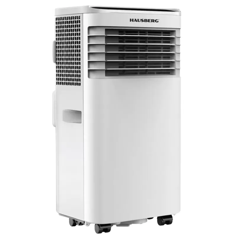 Aparat aer conditionat portabil Hausberg HB-5960AB, 9000 BTU, 1920W, 300 m3/h, LCD, alb