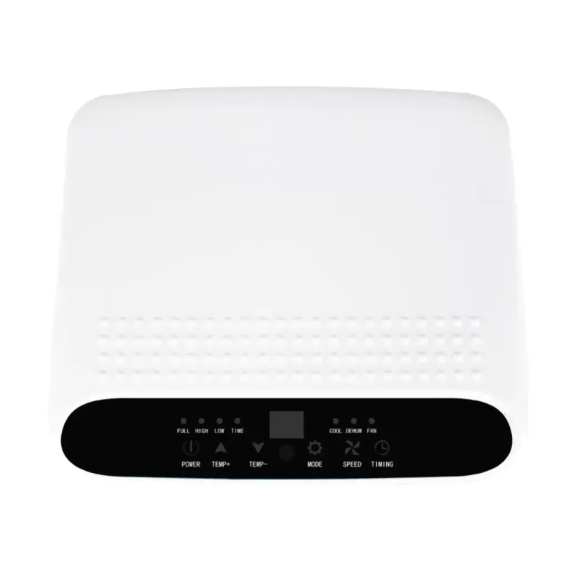 Aparat aer conditionat portabil Hausberg HB-5960AB, 9000 BTU, 1920W, 300 m3/h, LCD, alb