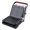 Sandwich maker & grill HAUSBERG HB-636NG, 1650-2000W, Termostat reglabil, Buton de control, Afisaj Led, Inox