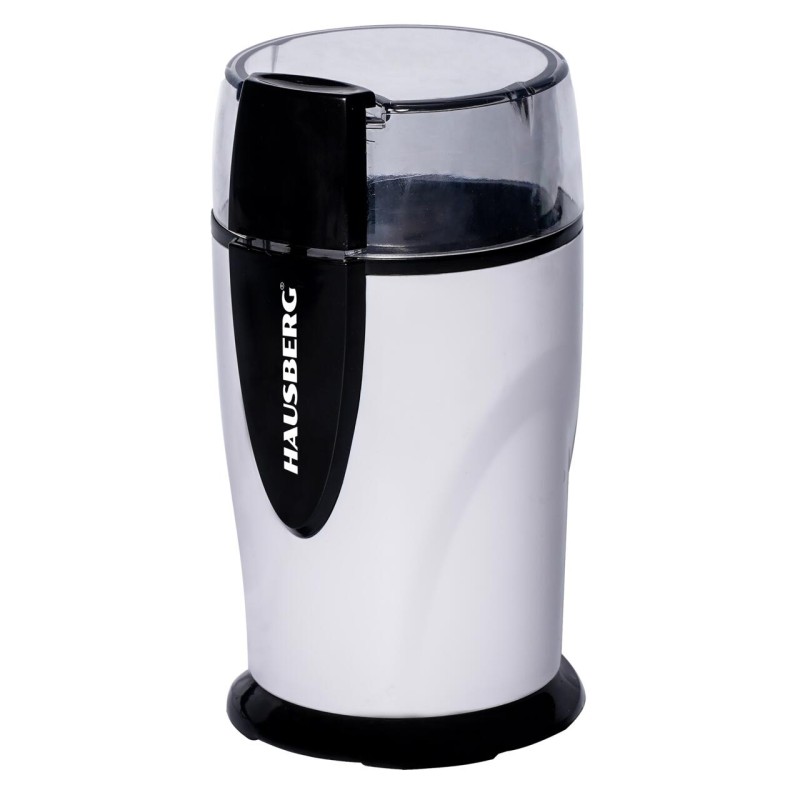 Rasnita electrica cafea HAUSBERG HB-7564AB, 150 - 200W, 70g, motor din cupru, alb