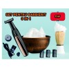 Set Barbierit 3 in 1 Hausberg HB-75AU, putere 5W, voltaj 3.7V, Negru-Auriu