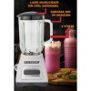 Blender cu rasnita HAUSBERG HB-7772AB, 400-500W, Capacitate 1.5L, Bol din Sticla, 4 Viteze, Lame din Inox, Alb