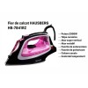 Fier de calcat HAUSBERG HB-7841RZ, 2300W, talpa ceramic, jet de abur 18g/min, rezervor 280 ml, Roz