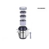 Cutie de pranz Thermos Hausberg HB H1461, 2 litri, otel inoxidabil, 3 recipiente separate, lingura, furculita, inox