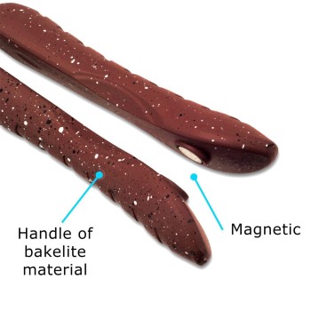 Tigaie Dubla Grill Hausberg HB-H1540MR, 36 cm, Interior Antiaderent Marmura, Maro