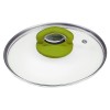 Oala ceramica cu capac Hausberg HB-H714GA, manere silicon, 4 l, 24x10.2 cm, Galben