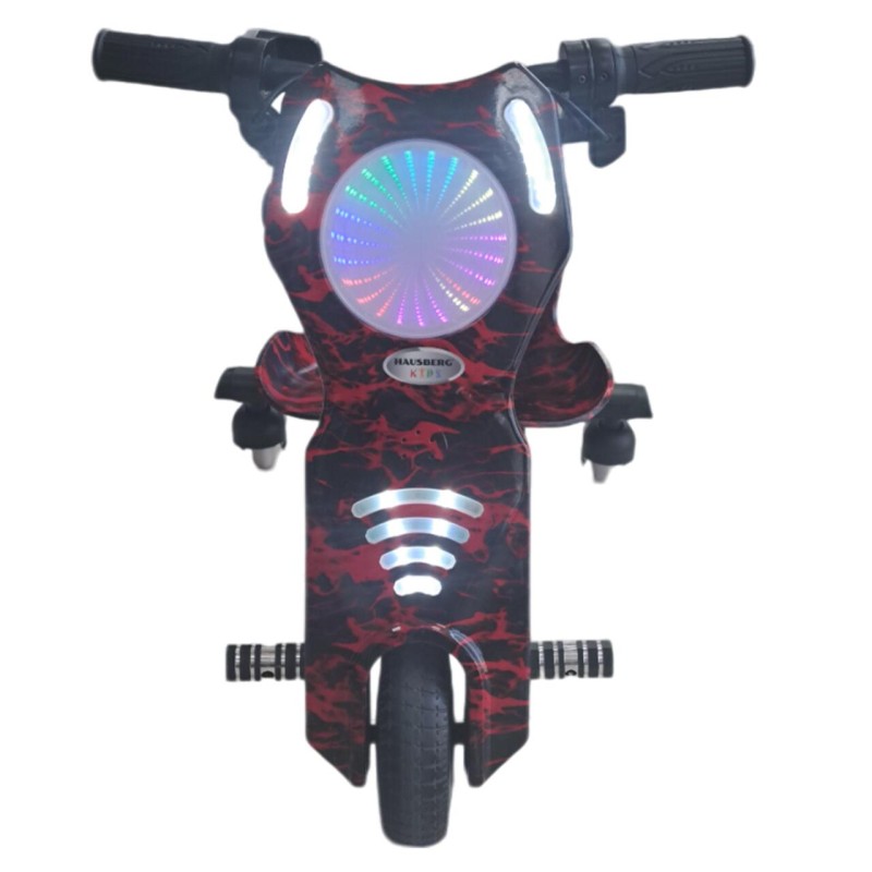 Tricicleta electrica drift pentru copii HAUSBERG HB-KD04RS,*Putere: motor 150-200W Bluetooth,  3 niveluri viteza, suspensie spate, autonomie 8-12 km, tip de incarcare 3h, accesorii