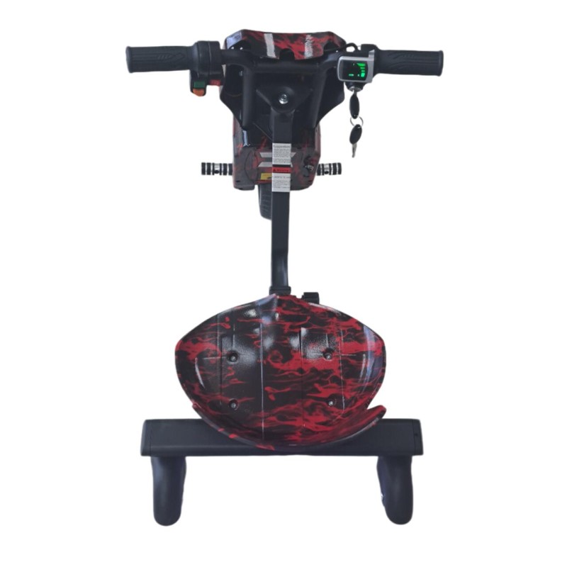 Tricicleta electrica drift pentru copii HAUSBERG HB-KD04RS,*Putere: motor 150-200W Bluetooth,  3 niveluri viteza, suspensie spate, autonomie 8-12 km, tip de incarcare 3h, accesorii