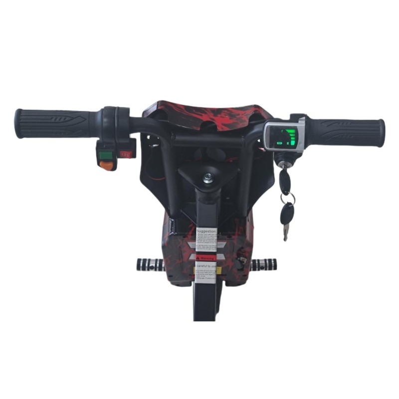 Tricicleta electrica drift pentru copii HAUSBERG HB-KD04RS,*Putere: motor 150-200W Bluetooth,  3 niveluri viteza, suspensie spate, autonomie 8-12 km, tip de incarcare 3h, accesorii