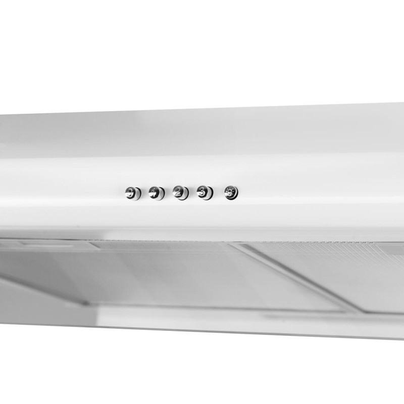 Hota traditionala Hausberg HB-1225, Putere de absorbtie 280m3/h, 2 motoare, 60 cm, Alb