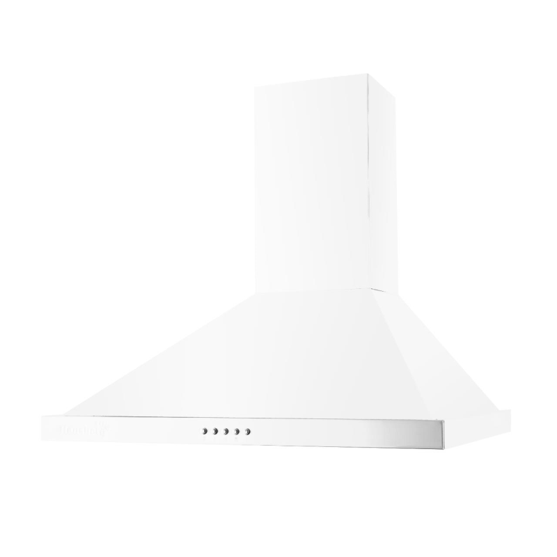 Hota incorporabila decorativa Hausberg HB-1260AB, Putere de absorbtie 450 m3/h, 1 motor, 60 cm, Alb