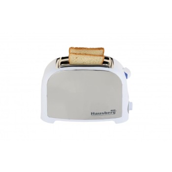 Prajitor paine 2 felii Hausberg, HB-190AB, 750W, declansare automata, Alb