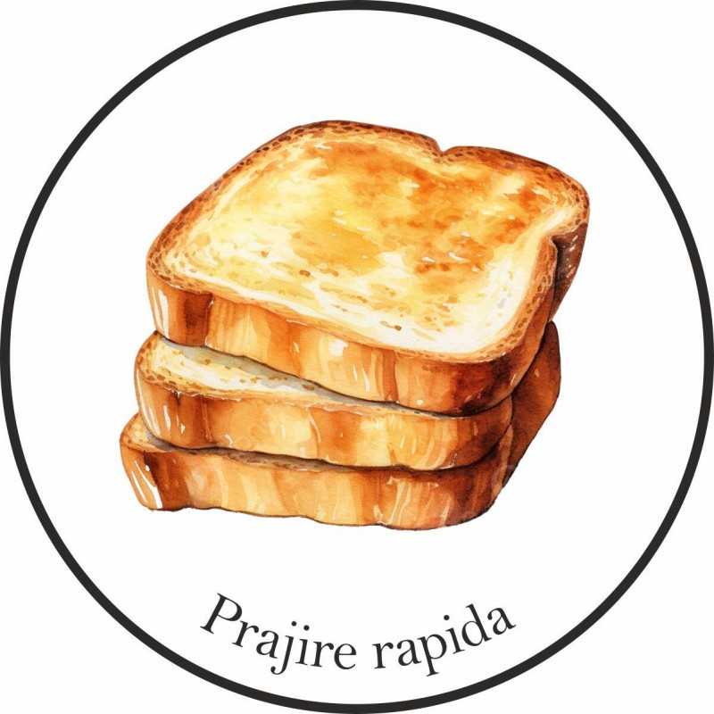 Prajitor de paine Hausberg HB-195A, 750 W, 2 felii, functie decongelare, functie reincalzire, 6 trepte putere, Alb