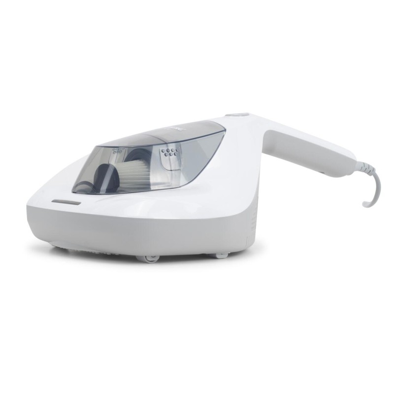 Aspirator de mana cu UV si filtru HEPA HAUSBERG HB-2023AB, 500W, anti-acarieni, Alb