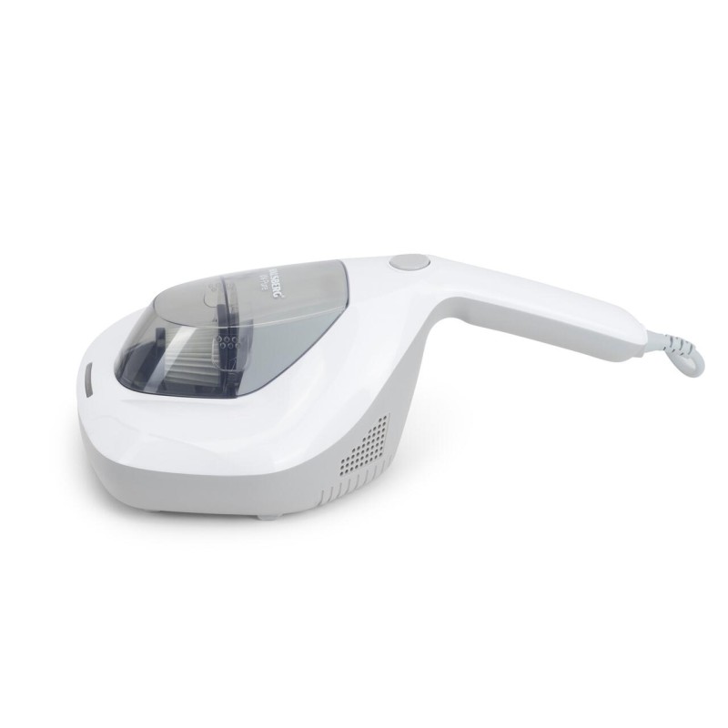 Aspirator de mana cu UV si filtru HEPA HAUSBERG HB-2023AB, 500W, anti-acarieni, Alb