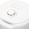 Friteuza cu aer cald HAUSBERG HB-2351, 1000-1200 W, 2.6 litri, temporizator 30 min, oprire automata, indicator luminos, termostat reglabil 80-200 grade C, protectie supraincalzire, picioare antiderapante, Alb