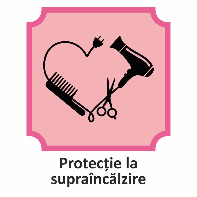 Uscator de par HAUSBERG HB-262GR, 2000W, 2 viteze, 4 trepte de incalzire, gri