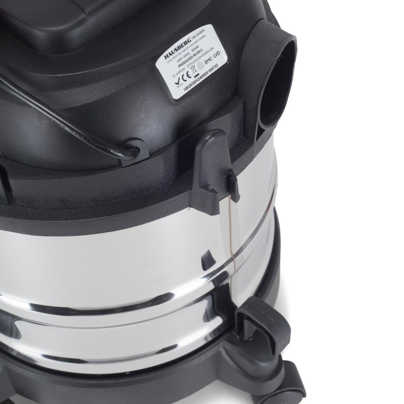 Aspirator cu sac HAUSBERG HB-2836IN, aspirare umeda si uscata, functie suflare, 15 litri, 2000 W