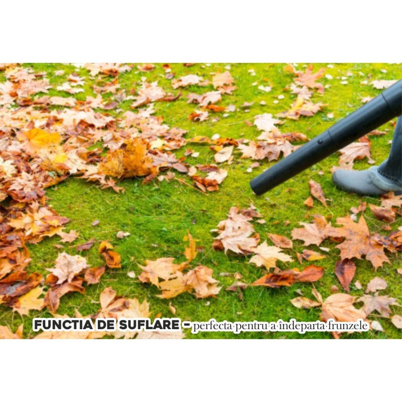 Aspirator cu sac HAUSBERG HB-2837IN, aspirare umeda si uscata, functie suflare, 20 litri, 2000 W