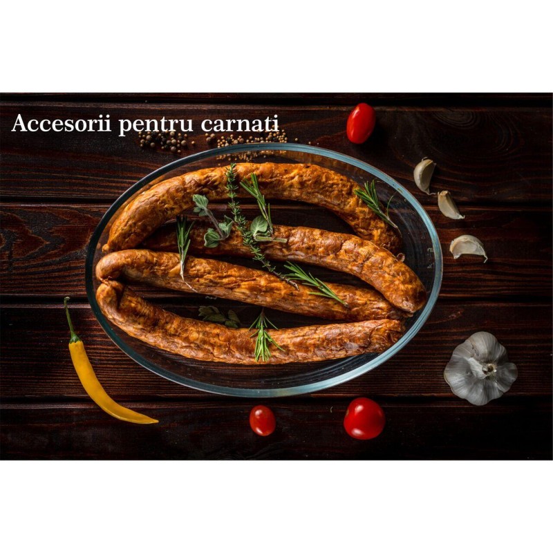 Masina de tocat carne Hausberg HB-3430RS, Inox , 1800 W, motor cupru, Rosu