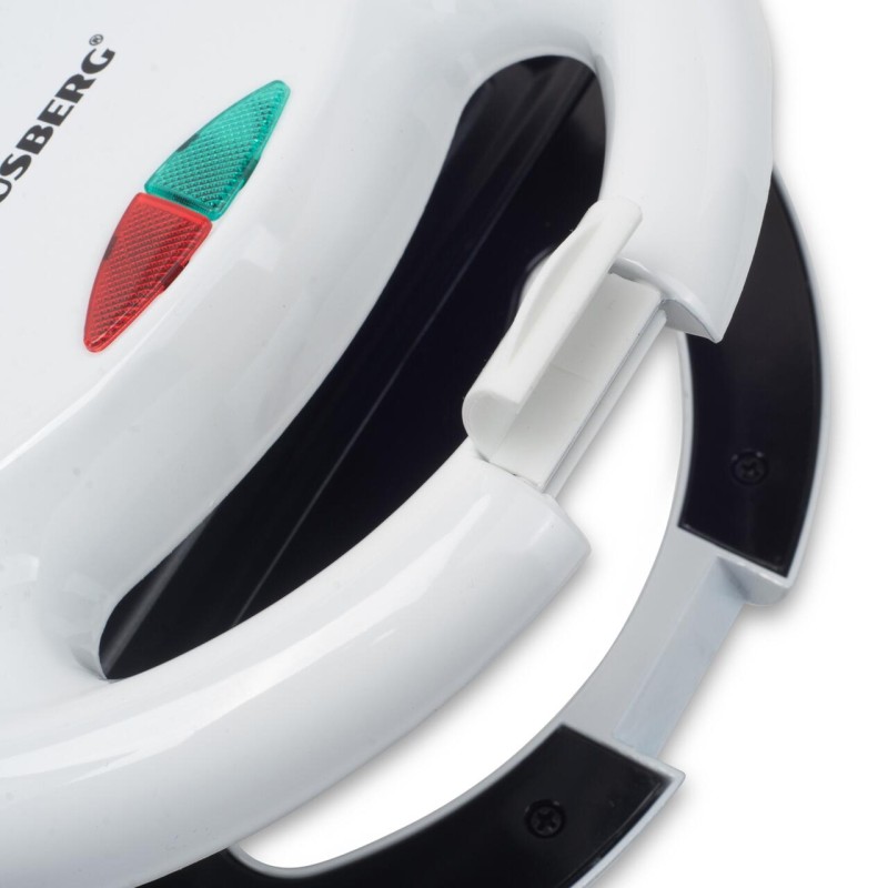 Sandwich Maker Hausberg HB-3522AB, 1200 W , culoare alb, avertizare led, model grill