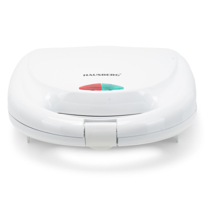 Sandwich Maker Hausberg HB-3522AB, 1200 W , culoare alb, avertizare led, model grill