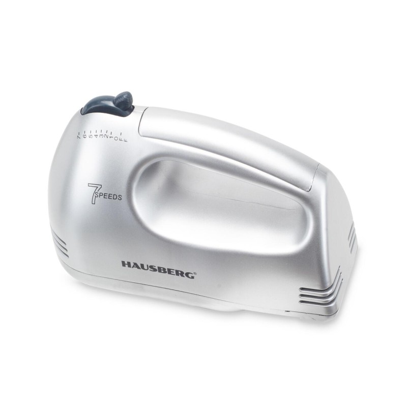 Mixer Cu Bol HAUSBERG HB-3551RS, 7 viteze, putere 250W, BOL DIN INOX DE 2L, Rosu