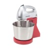 Mixer Cu Bol HAUSBERG HB-3551RS, 7 viteze, putere 250W, BOL DIN INOX DE 2L, Rosu