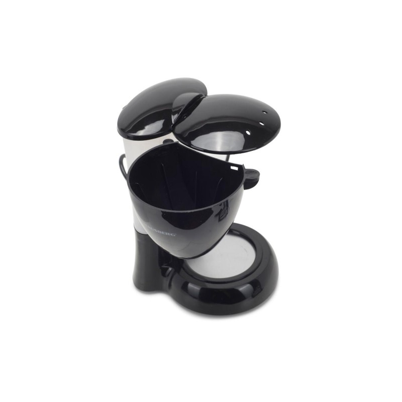 Filtru de cafea Hausberg HB-3650, 600 ml, 650 - 800 W, Negru