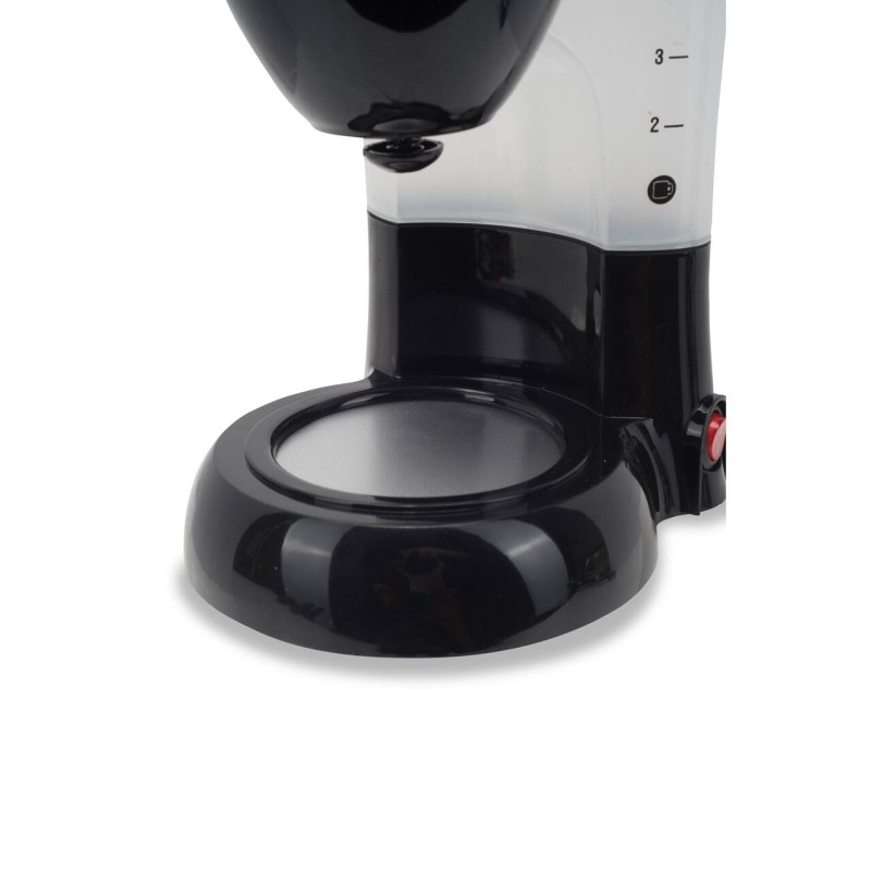 Filtru de cafea Hausberg HB-3650, 600 ml, 650 - 800 W, Negru