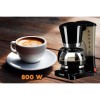 Filtru de cafea Hausberg HB-3650, 600 ml, 650 - 800 W, Negru