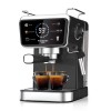 Espressor 2 in 1 HAUSBERG HB-3730IN, Hot & Cold, 20 bari, 1350 W, 1,5 L, Protectie la Supraincalzire si Suprapresiune, ERP, NTC, PID, Timer, Display, Spumare, Cafea macinata si capsule