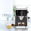 Espressor 2 in 1 HAUSBERG HB-3730IN, Hot & Cold, 20 bari, 1350 W, 1,5 L, Protectie la Supraincalzire si Suprapresiune, ERP, NTC, PID, Timer, Display, Spumare, Cafea macinata si capsule