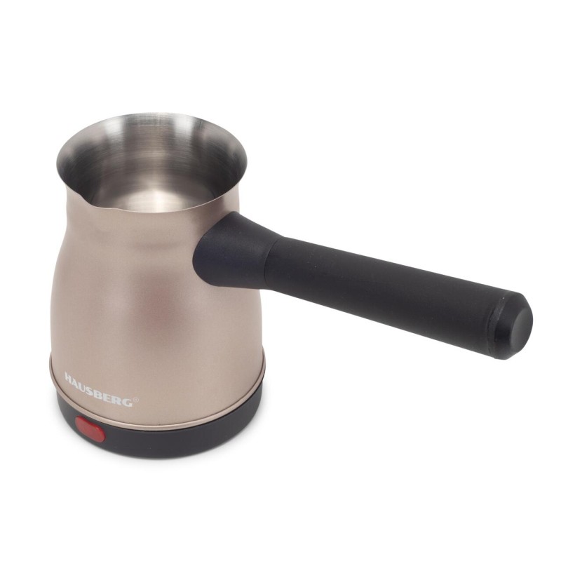 Ibric electric pentru cafea Hausberg HB-3815RG, Putere 800W, Capacitate 500 ml, Inox-Auriu