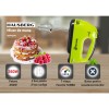Mixer de mana, Hausberg HB-4112VR, Alb/Verde, 250 W, 7 viteze