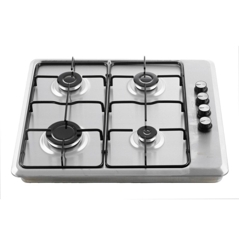 Pachet Cuptor incorporabil Hausberg HB-8051IN, Electric, Putere 2000 W, 76 l, 4 Functii, Clasa A, Plita incorporabila HAUSBERG HB-580IN, aprindere electrica, gaz, 4 arzatoare, sistem siguranta, Negru-Inox