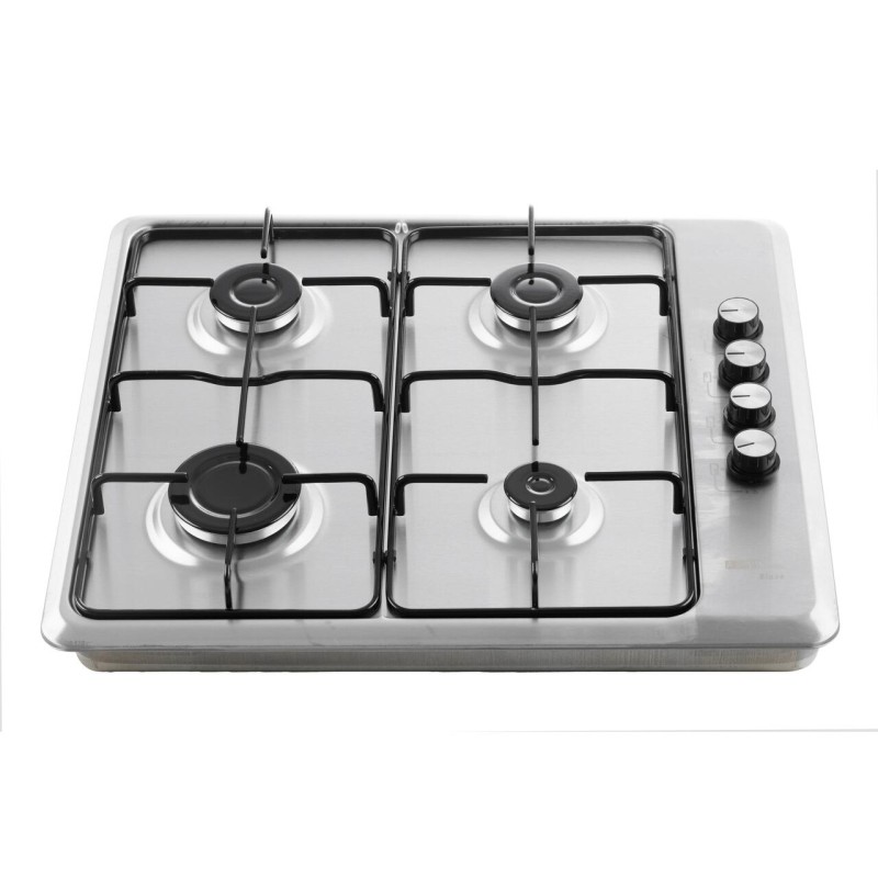 Pachet Cuptor incorporabil Hausberg HB-8051IN, Electric, Putere 2000 W, 76 l, 4 Functii, Clasa A, Plita HB-580IN, aprindere electrica, gaz, 4 arzatoare, sistem siguranta, Hota telescopica HB-1285IN, absorbtie 420 m3/h, 2 motoare, 60 cm, Negru-Inox