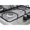 Plita incorporabila HAUSBERG HB-580IN, aprindere electrica, gaz, 4 arzatoare, sistem siguranta, Inox