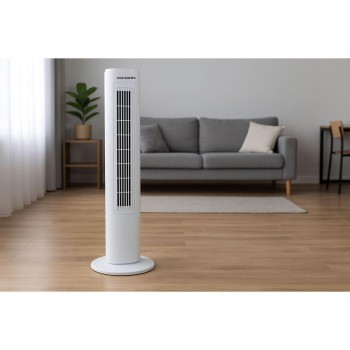 Ventilator Turn Hausberg HB-5950AB, 40-50W, 3 Moduri De Functionare, 3 Trepte, Alb