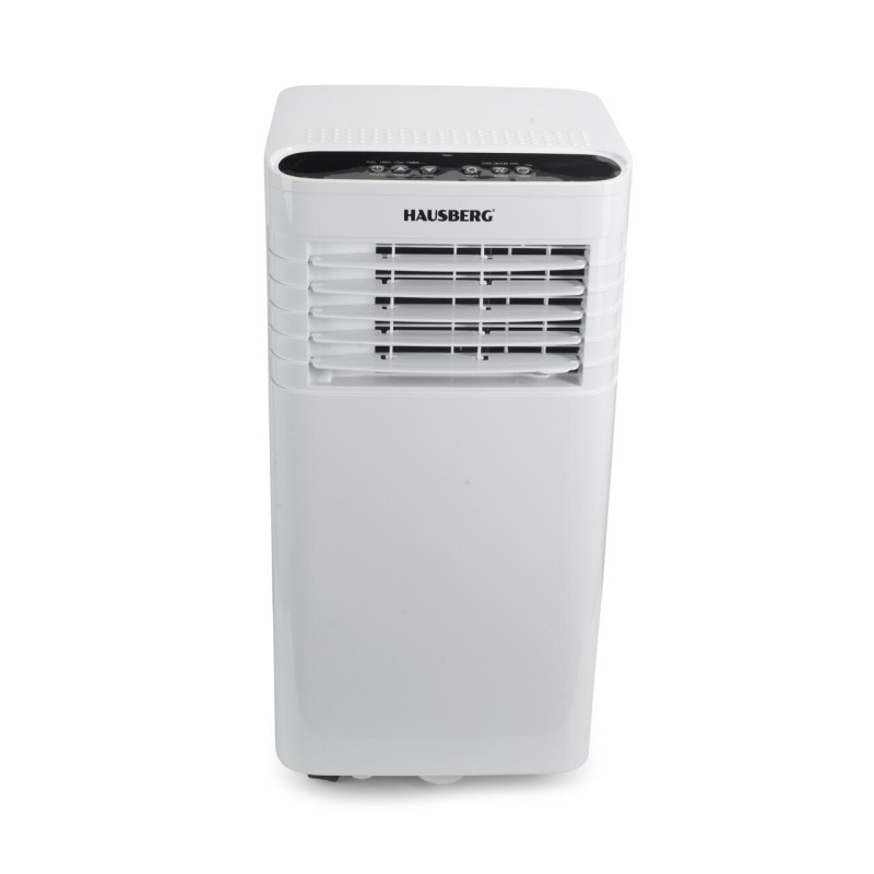 Aparat aer conditionat portabil Hausberg HB-5960AB, 9000 BTU, 1920W, 300 m3/h, LCD, alb
