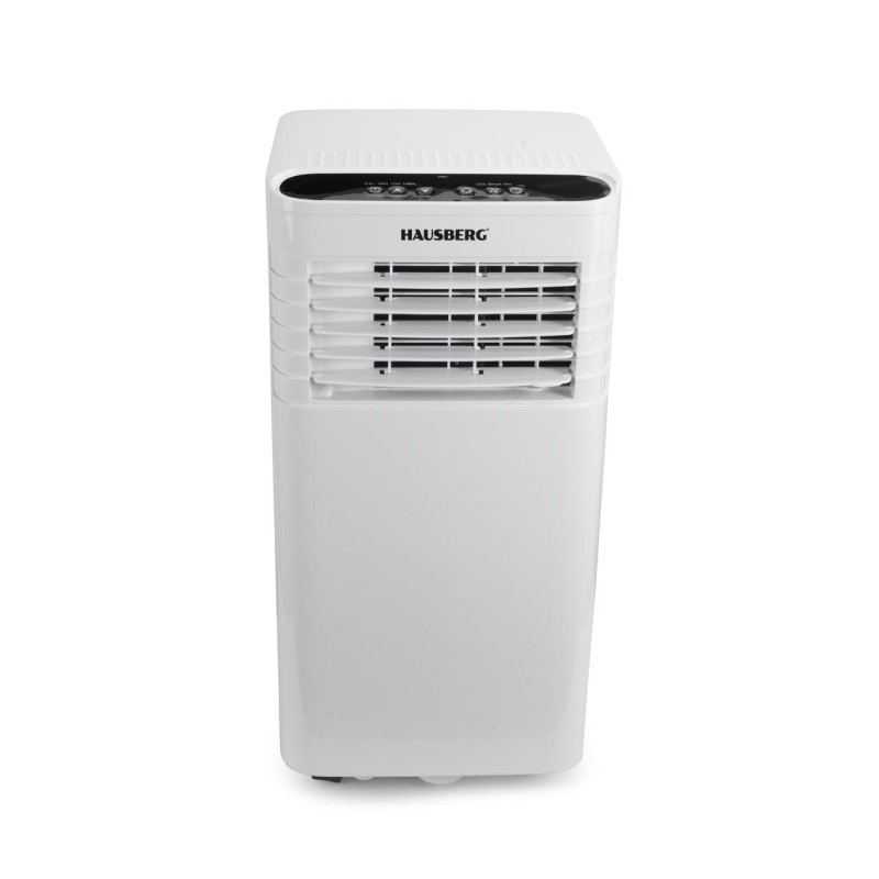 Aparat aer conditionat portabil Hausberg HB-5960AB, 9000 BTU, 1920W, 300 m3/h, LCD, alb