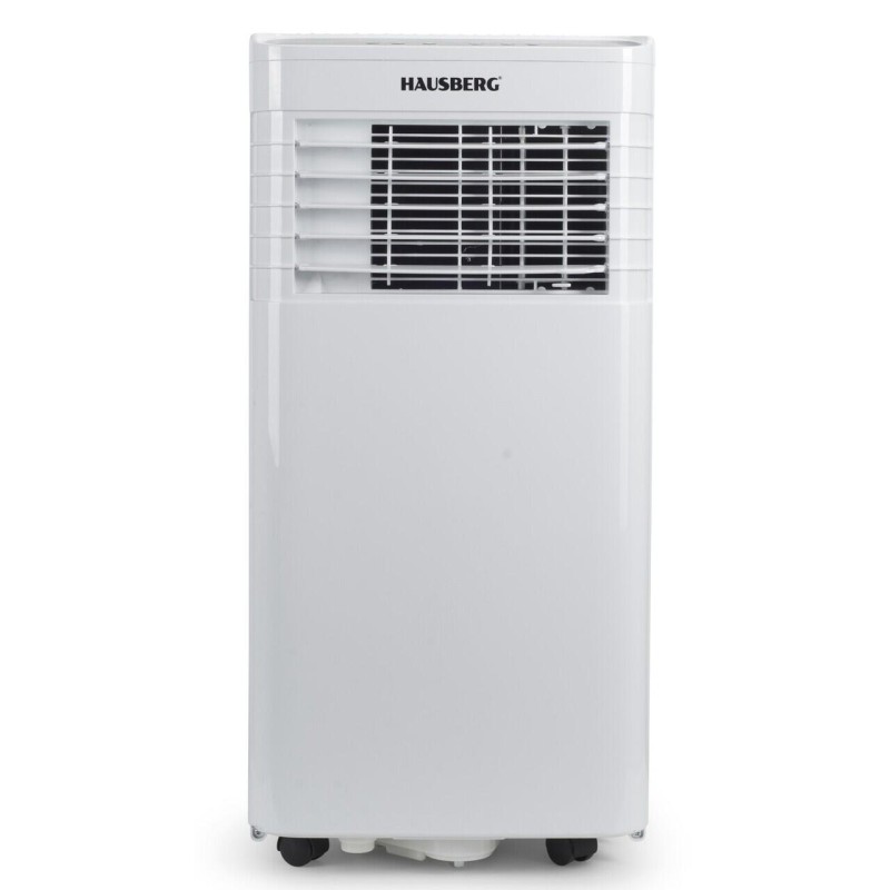Aparat aer conditionat portabil Hausberg HB-5960AB, 9000 BTU, 1920W, 300 m3/h, LCD, alb