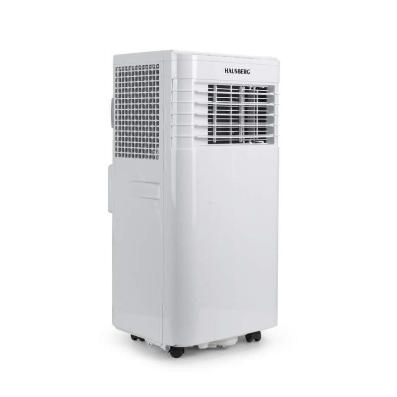 Aparat aer conditionat portabil Hausberg HB-5960AB, 9000 BTU, 1920W, 300 m3/h, LCD, alb