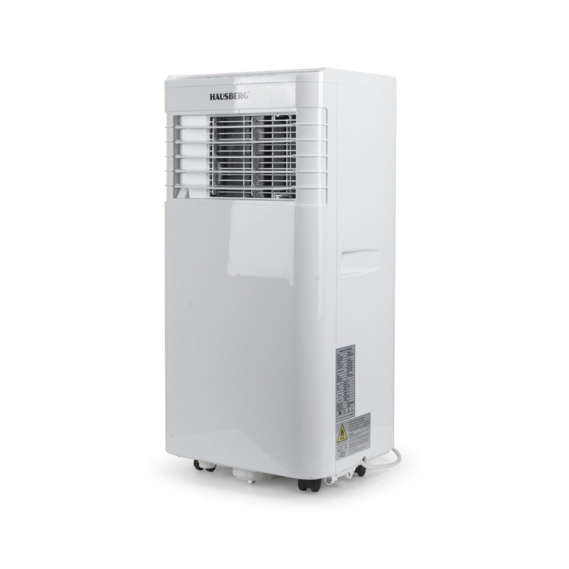 Aparat aer conditionat portabil Hausberg HB-5960AB, 9000 BTU, 1920W, 300 m3/h, LCD, alb