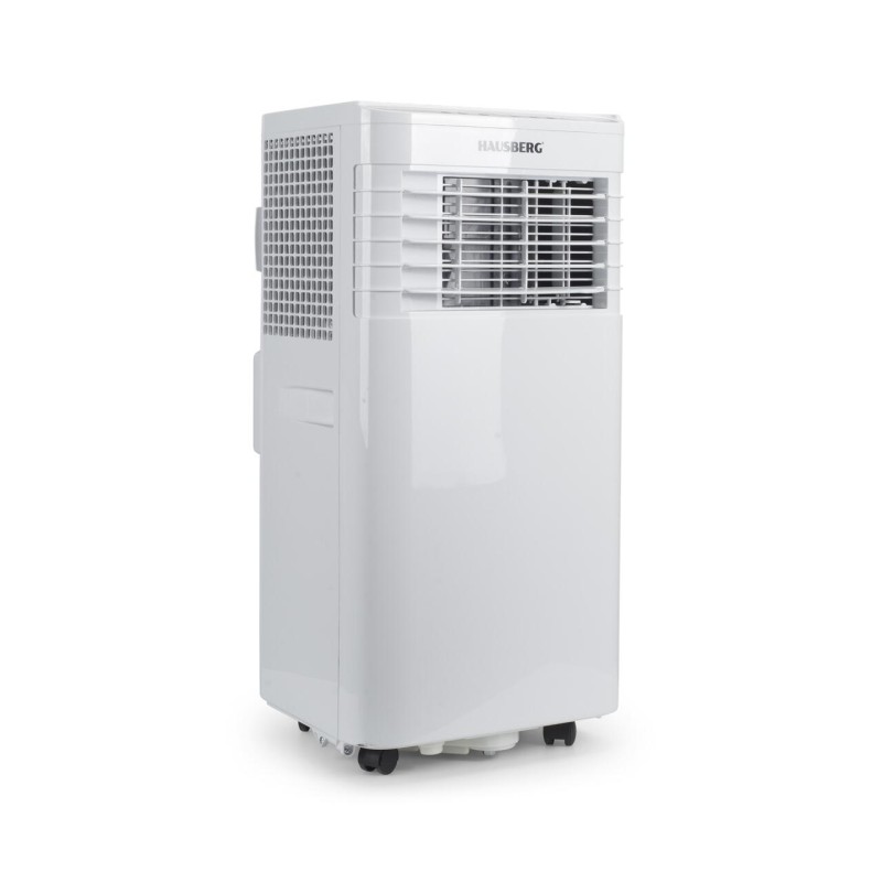 Aparat aer conditionat portabil Hausberg HB-5960AB, 9000 BTU, 1920W, 300 m3/h, LCD, alb