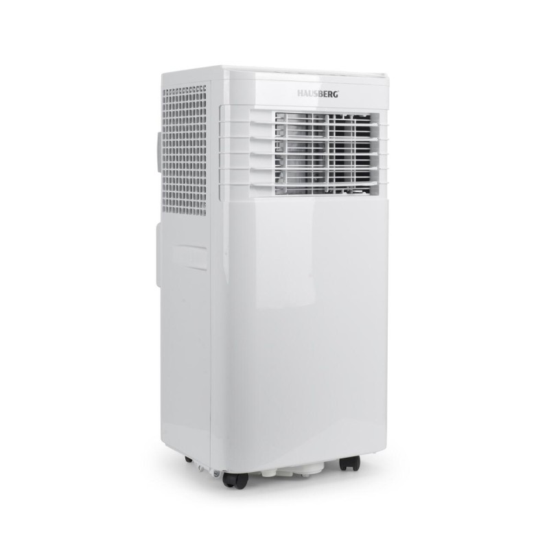Aparat aer conditionat portabil Hausberg HB-5960AB, 9000 BTU, 1920W, 300 m3/h, LCD, alb