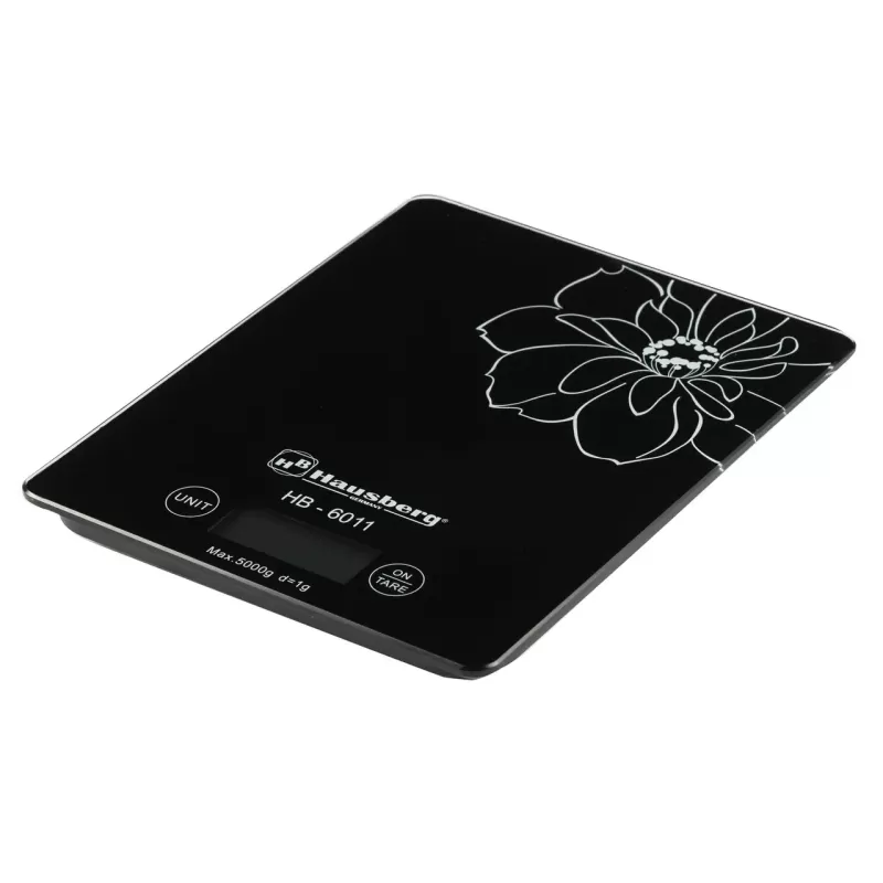 CANTAR BUCATARIE HB6011 NEGRU (taxa baterie inclusa)