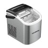 Aparat de preparat gheata HAUSBERG HB-6019IN, capacitate vas apa 1.2 litri, productie cuburi gheata 12-15 kg / 24 ore, capacitate de stocare 0.6 kg, 9 cuburi/6-9 min, argintiu