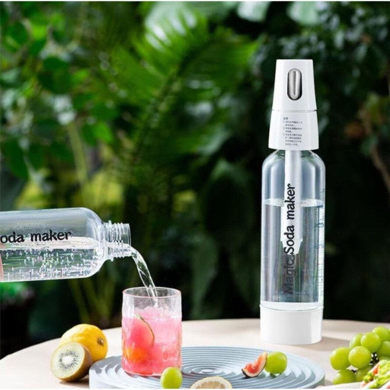 Aparat preparare Sifon HAUSBERG HB-6042AB, Recipient 1L, Eco-Friendly, Alb